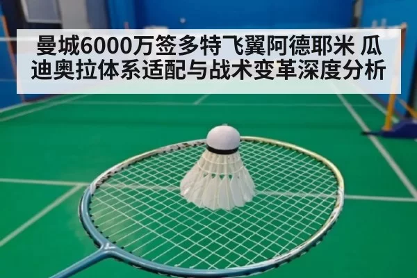 曼城6000万签多特飞翼阿德耶米 瓜迪奥拉体系适配与战术变革深度分析